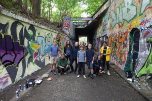 Graffiti Sommer Workshop 2017 - alle Teilnehmer