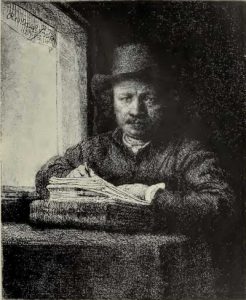 Rembrandt Selbstportrait Malschule