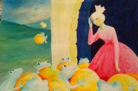 erw_bilder_Froschkoenig Froschkönig Malen Kunstschule